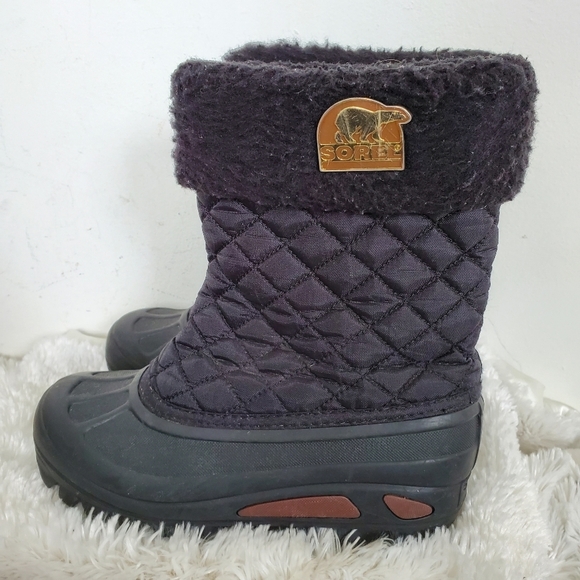 Sorel Other - Girls Sorel Black Powder Storm Winter Snow Boots 3
